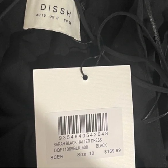 NWT | Dissh The Sarah Halter Maxi Dress in BlackUS Size 6 - Picture 6 of 13